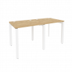 Onix Рабочая станция на П-образном м/к O.MP-RS-2.0.7 Тиквуд Светлый/Металл Белый 1560*720*750