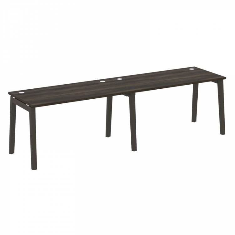 Onix Wood Рабочая станция OW.RS-2.3.7 Дуб Мали/Дуб Темный/Металл Антрацит 2760*720*750