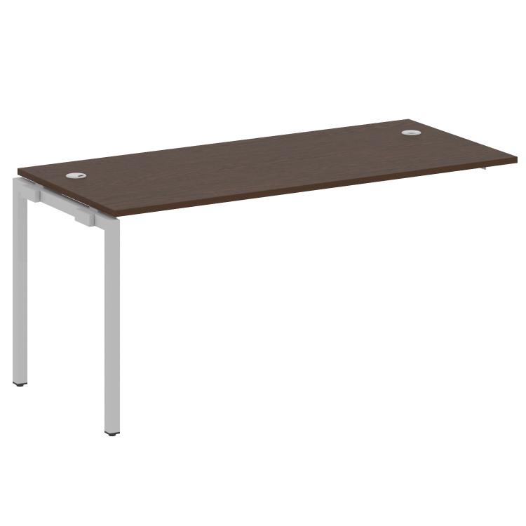 Metal System Quattro Проходной элемент рабочей станции на П-образном м/к 40БП.ПРС-СП-1.4 Венге Цаво/