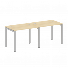 Metal System Quattro Рабочая станция на 2 места на П-образном м/к 50БП.СМ-2.1 Акация Лорка/Металл Се