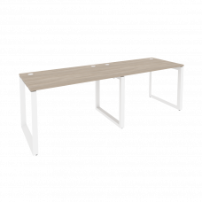 Onix Рабочая станция на О-образном м/к O.MO-RS-2.2.7 Дуб Аттик/Металл Белый 2360*720*750