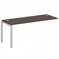 Metal System Проходной элемент рабочей станции на П-образном м/к БП.ПРС-СП-1.5 Венге Цаво/Металл Сер