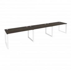 Onix Рабочая станция на О-образном м/к O.MO-RS-3.3.7 Дуб Мали/Металл Белый 4140*720*750