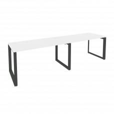Onix Рабочая станция на О-образном м/к O.MO-RS-2.3.7 Белый Бриллиант/Металл Антрацит 2760*720*750