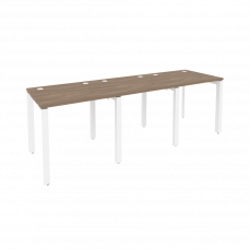 Onix Рабочая станция на П-образном м/к O.MP-RS-3.0.7 Дуб Аризона/Металл Белый 2340*720*750