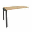 Onix Наборный элемент рабочей станции на П-образном м/к O.MP-1.NRS-3.7 Тиквуд Светлый/Металл Антраци