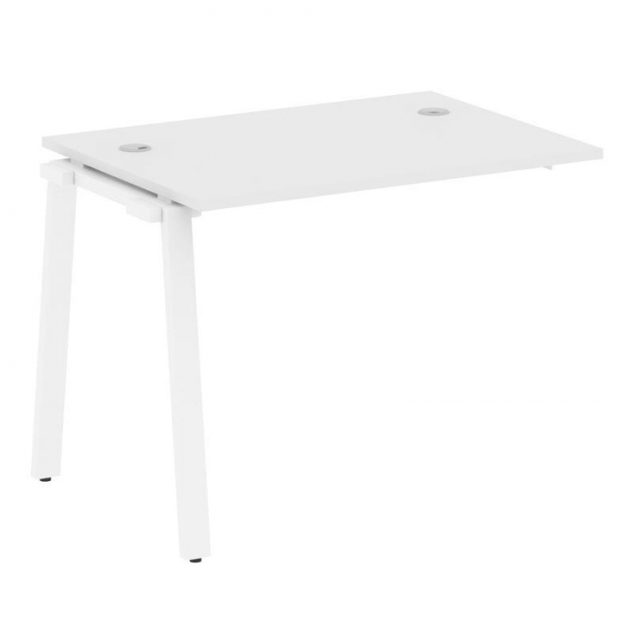 Metal System Проходной элемент рабочей станции на А-образном м/к БА.ПРС-СП-1.1 Белый/Металл Белый 10