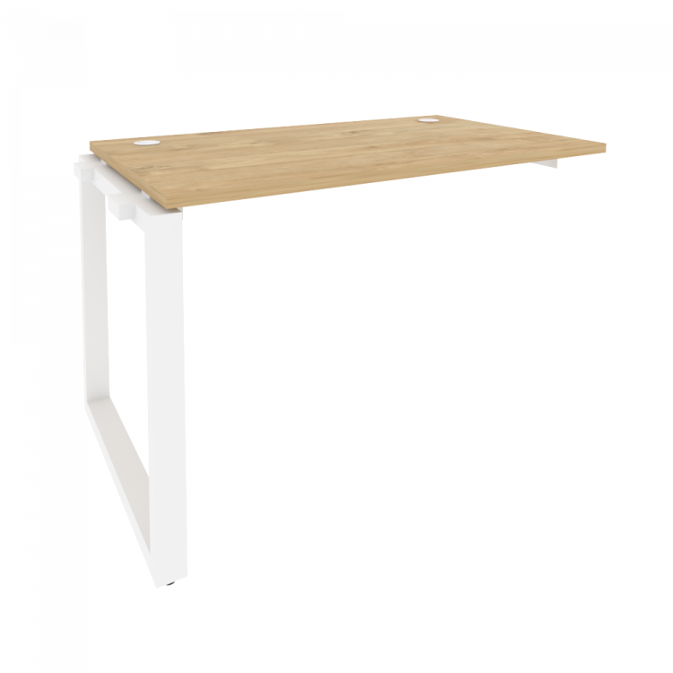 Onix Наборный элемент рабочей станции на О-образном м/к O.MO-1.NRS-2.7 Тиквуд Светлый/Металл Белый 1