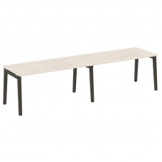 Onix Wood Рабочая станция OW.RS-2.4.8 Денвер Светлый/Дуб Темный/Металл Антрацит 3160*800*750