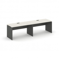 Style Project Рабочая станция 1 сторон. SN-D.ORS-023 Дуб Наварра/Антрацит/Черная Заглушка 2760*800*7