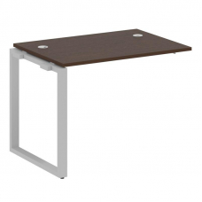 Metal System Проходной элемент рабочей станции на О-образном м/к БО.ПРС-СП-1.1 Венге Цаво/Металл Сер