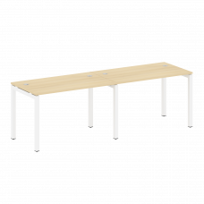 Metal System Quattro Рабочая станция на 2 места на П-образном м/к 50БП.СМ-2.2 Акация Лорка/Металл Бе