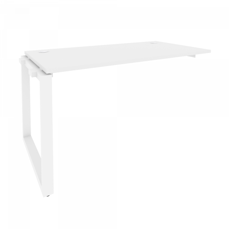 Onix Наборный элемент рабочей станции на О-образном м/к O.MO-1.NRS-3.7 Белый Бриллиант/Металл Белый
