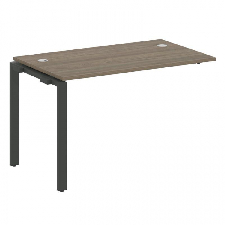 Metal System Проходной элемент рабочей станции на П-образном м/к БП.ПРС-СП-1.2 Вяз Благородный/Метал