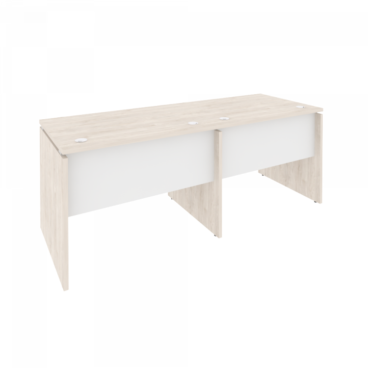 Onix Рабочая станция O.RS-3.1.7 Денвер Светлый/Белый Бриллиант 2940*720*750