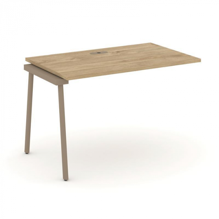 Estetica Наборный элемент рабочей станциии ES.1.NRS-2-LP Тиквуд Светлый/Металл Латте 1180*730*750