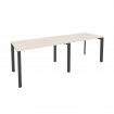 Onix Рабочая станция на П-образном м/к O.MP-RS-2.2.7 Денвер Светлый/Металл Антрацит 2360*720*750