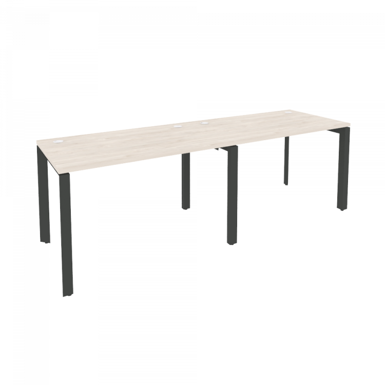 Onix Рабочая станция на П-образном м/к O.MP-RS-2.2.7 Денвер Светлый/Металл Антрацит 2360*720*750