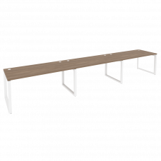 Onix Рабочая станция на О-образном м/к O.MO-RS-3.4.8 Дуб Аризона/Металл Белый 4740*800*750