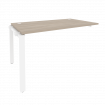 Onix Наборный элемент рабочей станции на П-образном м/к O.MP-1.NRS-3.8 Дуб Аттик/Металл Белый 1380*8