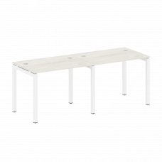 Metal System Quattro Рабочая станция на 2 места на П-образном м/к 50БП.СМ-2.1 Дуб Наварра/Металл Бел