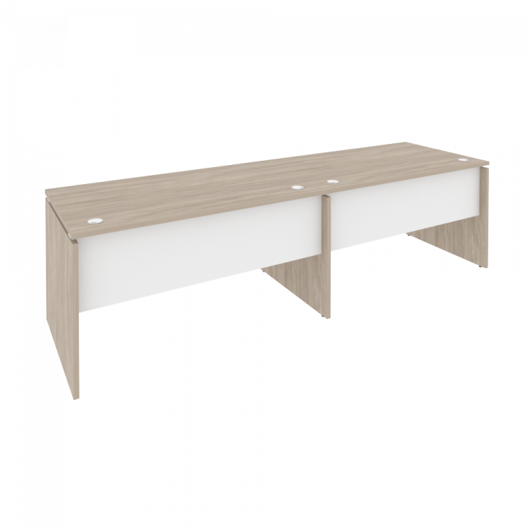 Onix Рабочая станция O.RS-2.3.8 Дуб Аттик/Белый Бриллиант 2760*800*750