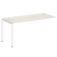 Metal System Проходной элемент рабочей станции на П-образном м/к БП.ПРС-СП-1.4 Дуб Наварра/Металл Бе