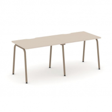 Estetica Рабочая станция 2 места ES.RS-2.1-VK Капучино/Металл Латте 1960*730*750