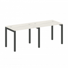 Metal System Quattro Рабочая станция на 2 места на П-образном м/к 50БП.СМ-2.1 Дуб Наварра/Металл Ант