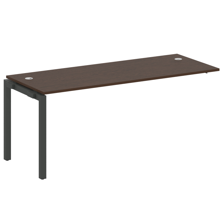 Metal System Quattro Проходной элемент рабочей станции на П-образном м/к 50БП.ПРС-СП-1.5 Венге Цаво/