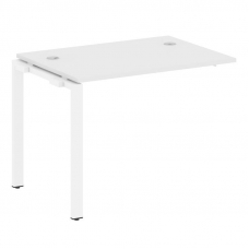 Metal System Проходной элемент рабочей станции на П-образном м/к БП.ПРС-СП-1.1 Белый/Металл Белый 10