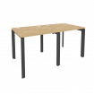 Onix Рабочая станция на П-образном м/к O.MP-RS-2.0.8 Тиквуд Светлый/Металл Антрацит 1560*800*750