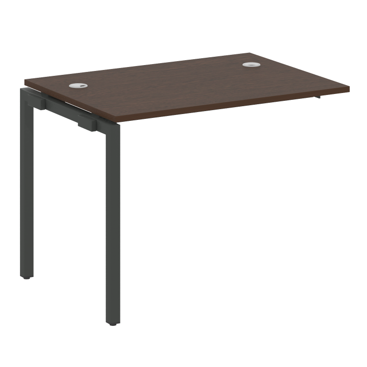 Metal System Quattro Проходной элемент рабочей станции на П-образном м/к 40БП.ПРС-СП-1.1 Венге Цаво/