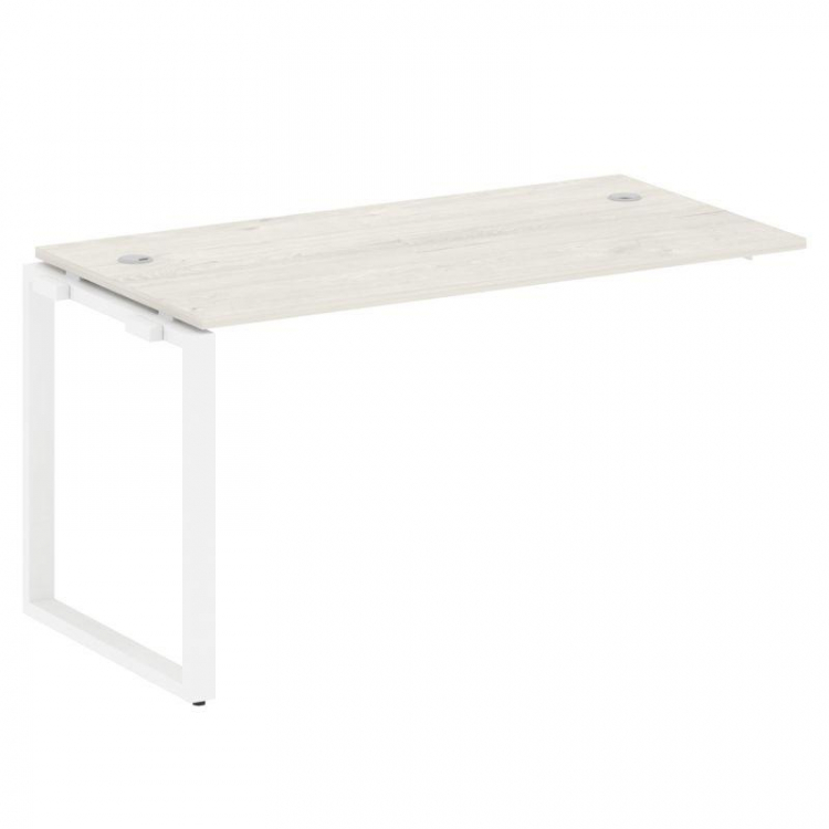 Metal System Проходной элемент рабочей станции на О-образном м/к БО.ПРС-СП-1.3 Дуб Наварра/Металл Бе