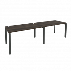 Onix Рабочая станция на П-образном м/к O.MP-RS-2.3.8 Дуб Мали/Металл Антрацит 2760*800*750