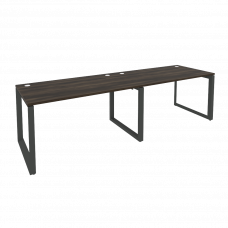 Onix Рабочая станция на О-образном м/к O.MO-RS-2.3.8 Дуб Мали/Металл Антрацит 2760*800*750