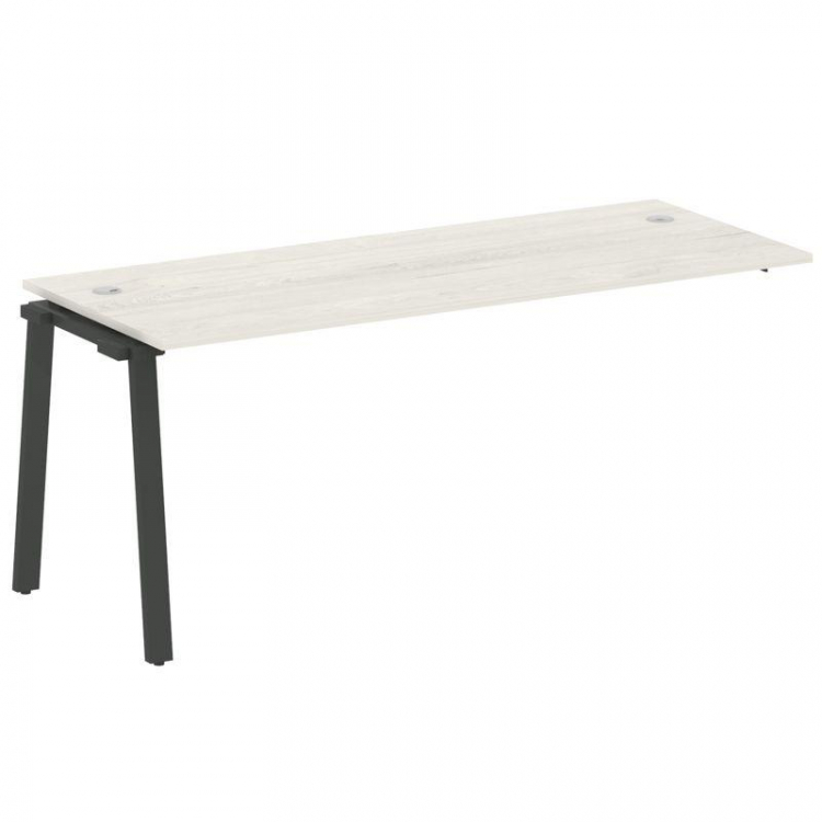 Metal System Проходной элемент рабочей станции на А-образном м/к БА.ПРС-СП-1.5 Дуб Наварра/Металл Ан