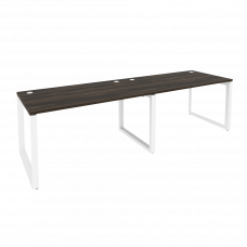 Onix Рабочая станция на О-образном м/к O.MO-RS-2.3.8 Дуб Мали/Металл Белый 2760*800*750