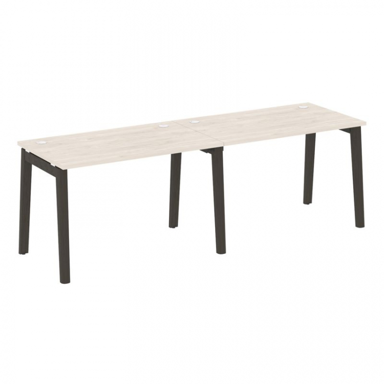 Onix Wood Рабочая станция OW.RS-2.2.7 Денвер Светлый/Дуб Темный/Металл Антрацит 2360*720*750