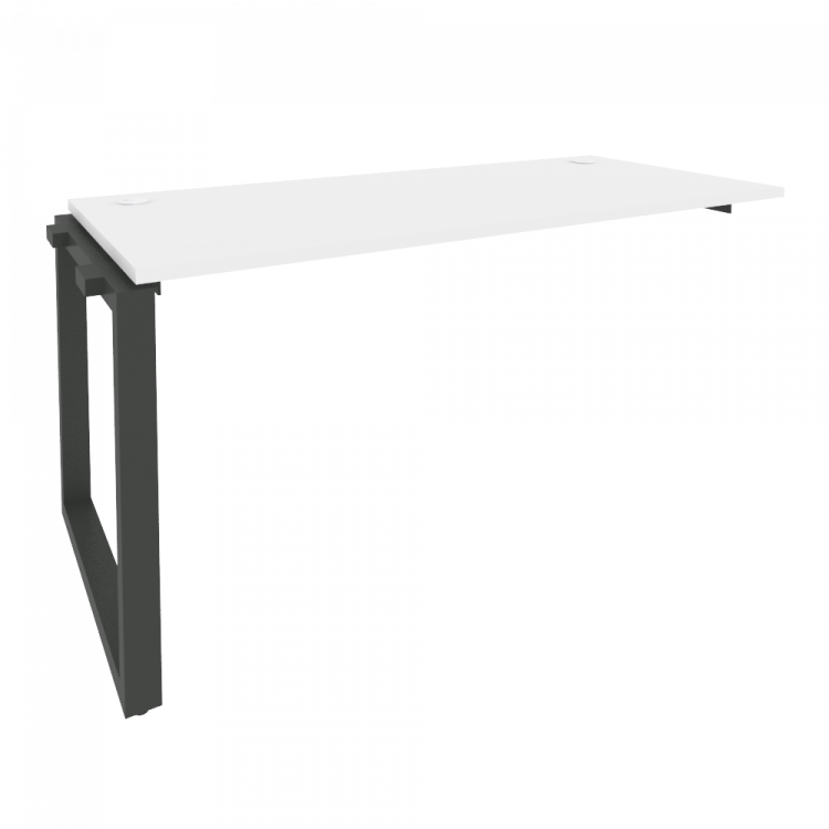 Onix Наборный элемент рабочей станции на О-образном м/к O.MO-1.NRS-4.7 Белый Бриллиант/Металл Антрац