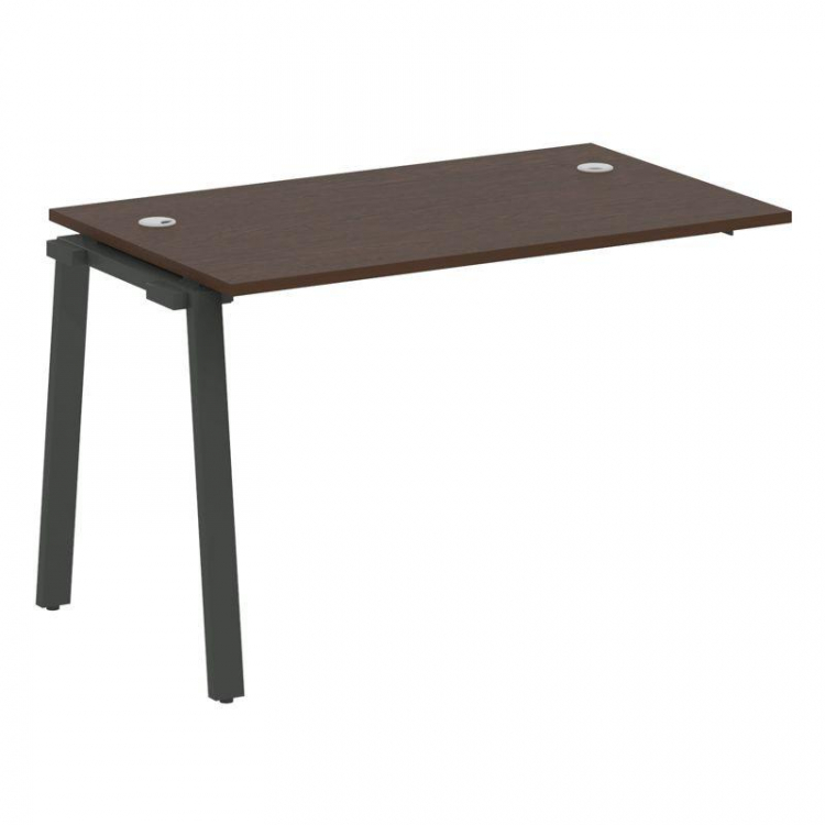 Metal System Проходной элемент рабочей станции на А-образном м/к БА.ПРС-СП-1.2 Венге Цаво/Металл Ант