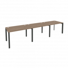 Onix Рабочая станция на П-образном м/к O.MP-RS-3.2.8 Дуб Аризона/Металл Антрацит 3540*800*750