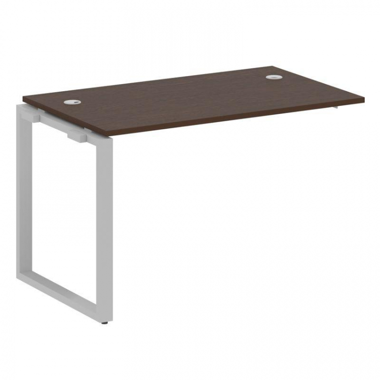 Metal System Проходной элемент рабочей станции на О-образном м/к БО.ПРС-СП-1.2 Венге Цаво/Металл Сер