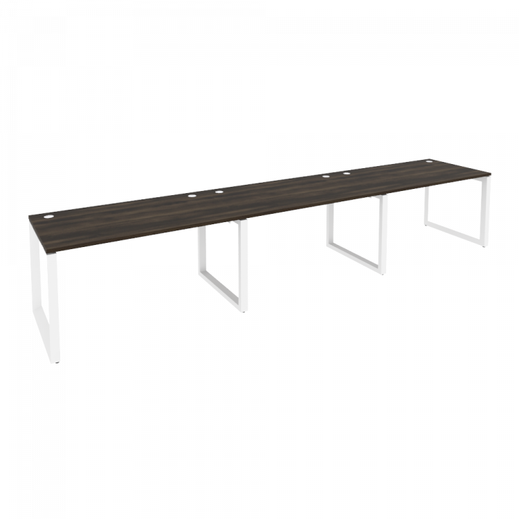 Onix Рабочая станция на О-образном м/к O.MO-RS-3.3.8 Дуб Мали/Металл Белый 4140*800*750