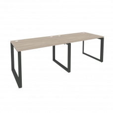 Onix Рабочая станция на О-образном м/к O.MO-RS-2.2.8 Дуб Аттик/Металл Антрацит 2360*800*750