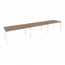 Onix Рабочая станция на П-образном м/к O.MP-RS-3.3.8 Дуб Аризона/Металл Белый 4140*800*750