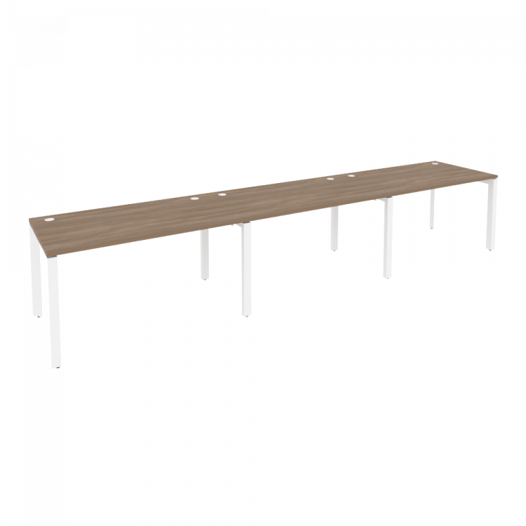 Onix Рабочая станция на П-образном м/к O.MP-RS-3.3.8 Дуб Аризона/Металл Белый 4140*800*750
