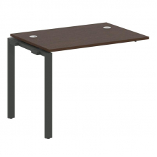 Metal System Проходной элемент рабочей станции на П-образном м/к БП.ПРС-СП-1.1 Венге Цаво/Металл Ант