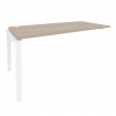 Onix Наборный элемент рабочей станции на П-образном м/к O.MP-1.NRS-4.8 Дуб Аттик/Металл Белый 1580*8