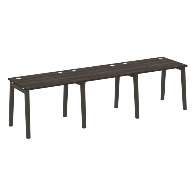 Onix Wood Рабочая станция OW.RS-3.1.7 Дуб Мали/Дуб Темный/Металл Антрацит 2940*720*750